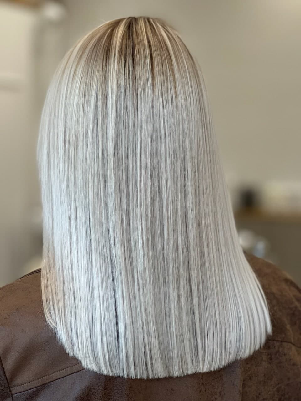 Blond polaire travaillé en douceur